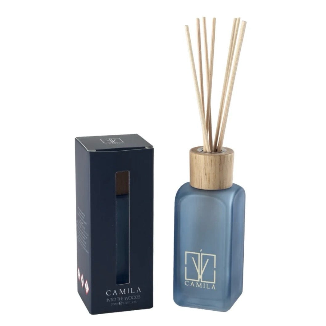 CAMILA HYPNOTIC - fragranza INTO THE WOOD MUSCHIO E MORE Diffusore a Bastoncini Profumatore d'ambiente - 100/200/500ml - clorophilla-shop
