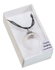 Collana amuleto Cristallo di Rocca - Guarigione, Chiarezza, Concentrazione - clorophilla-shop