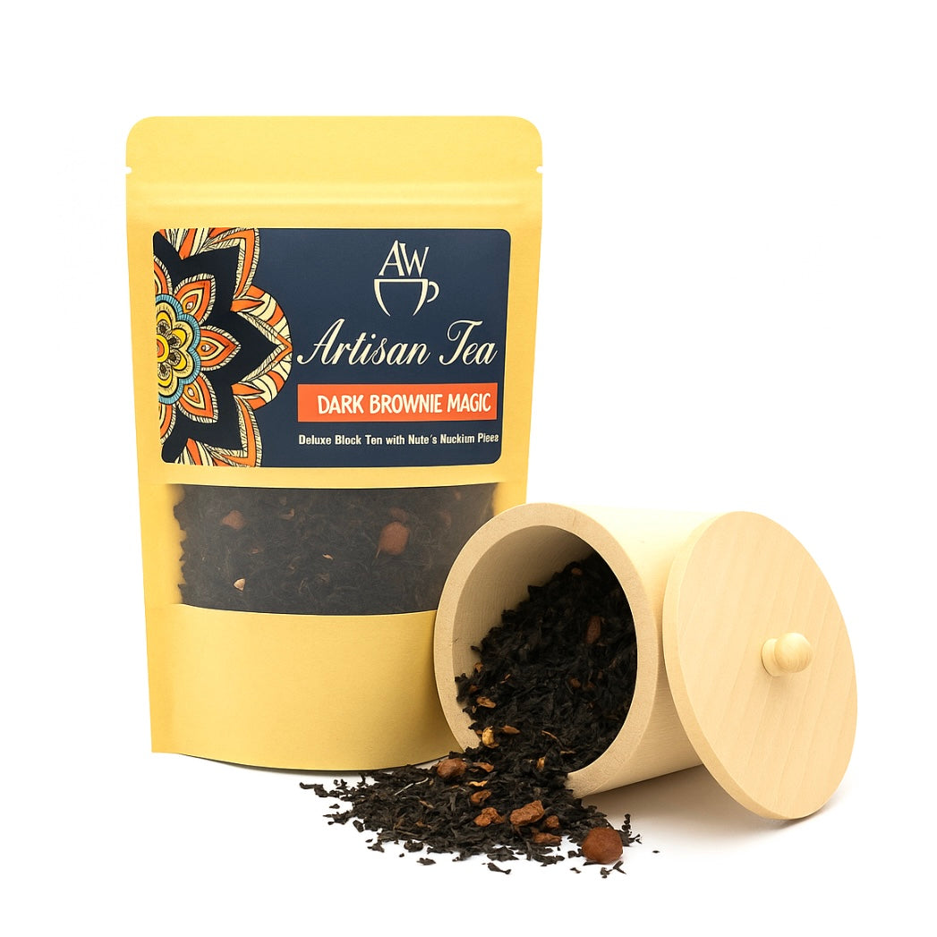 DARK BROWNIE MAGIC TEA - Tè nero gusto brownie