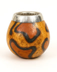 MATE CALABAZA DECORATA CON VIROLA