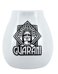 Guarani Mate Calabaza in ceramica - Coppa per Yerba Mate bianca 350ml