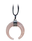 Collana amuleto Quarzo Rosa - Amore, Fiducia, Cura - clorophilla-shop