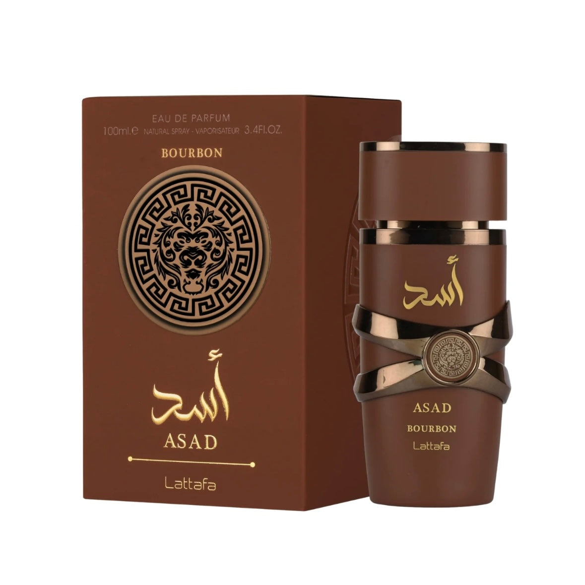 Lattafa Asad Bourbon Arabic perfume - EDP Spray 100ml