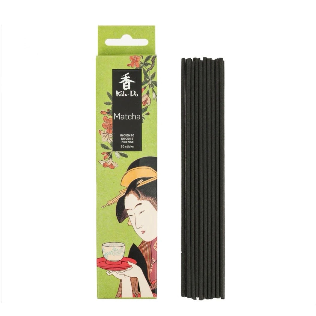 Koh-Do MATCHA Incenso Giapponese in Bastoncini - TÈ MATCHA e KISHU BINCHOTAN
