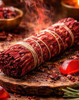 Smudge of Californian white sage with 100% natural Dragon's Blood Dragon Blood - 25/30g