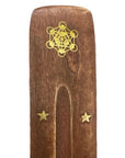 Metatron Burn in mango wood for incense in sticks - PortaAmentlo Stick 25cm