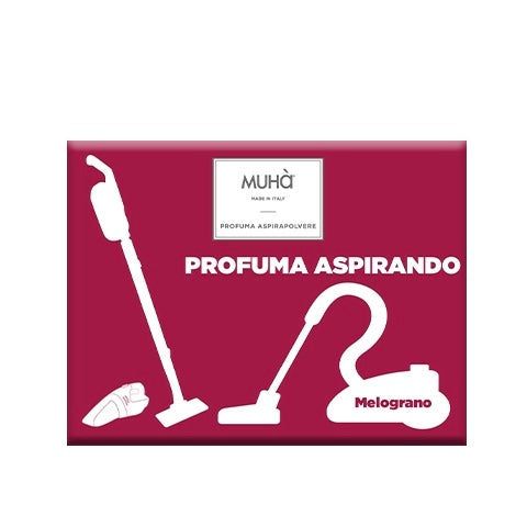 MUHÀ Profuma aspirapolvere in bustine - Melograno – clorophilla-shop