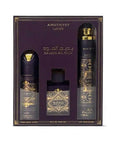 Lattafa Gift set BADE'E AL OUD AMETHYST Profumo, deodorante e deodorante ambiente - Confezione regalo