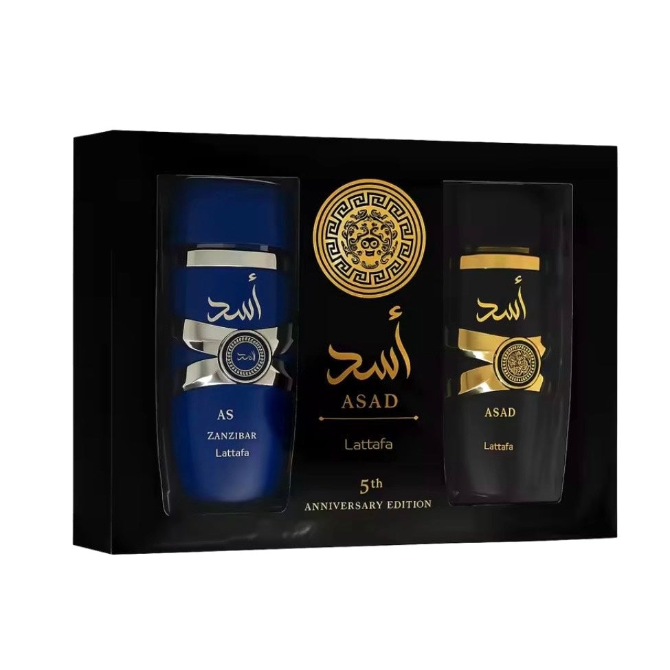Lattafa Gift set ASAD + ASAD ZANZIBAR - Confezione regalo
