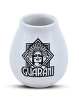 Guarani Mate Calabaza in ceramica - Coppa per Yerba Mate bianca 350ml