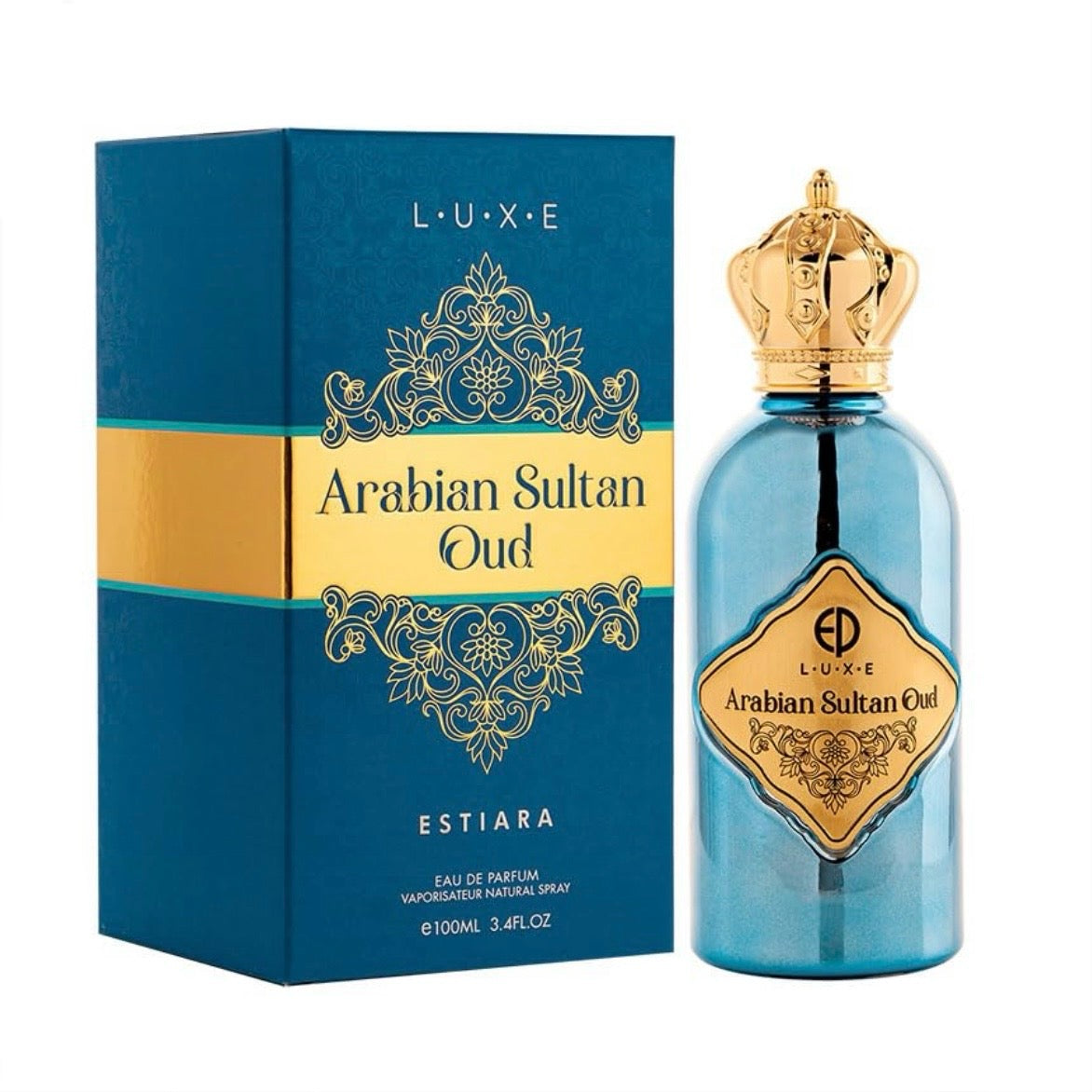 Luxe Estiara Arabian Sultan Oud Arabic perfume - EDP Spray 100ml