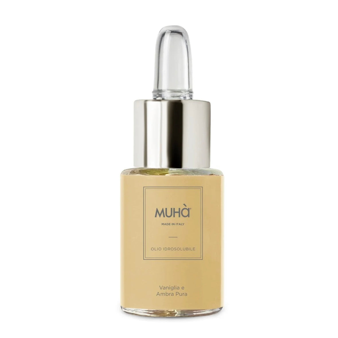 Muhà hydrosoluble oil 15ml - vanilla and pure amber