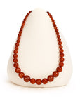 Collana a goccia in pietra naturale - Corniola
