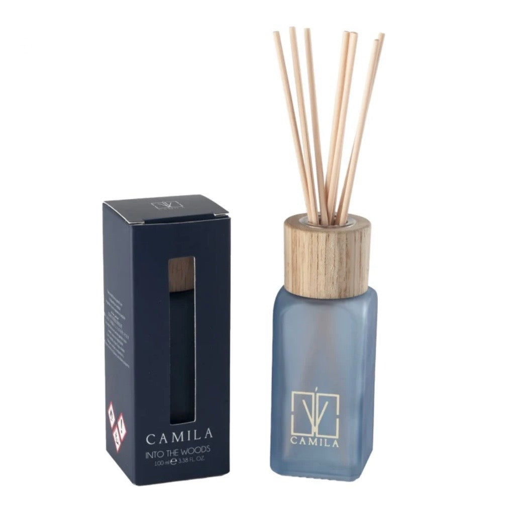 CAMILA HYPNOTIC - fragranza INTO THE WOOD MUSCHIO E MORE Diffusore a Bastoncini Profumatore d'ambiente - 100/200/500ml - clorophilla-shop