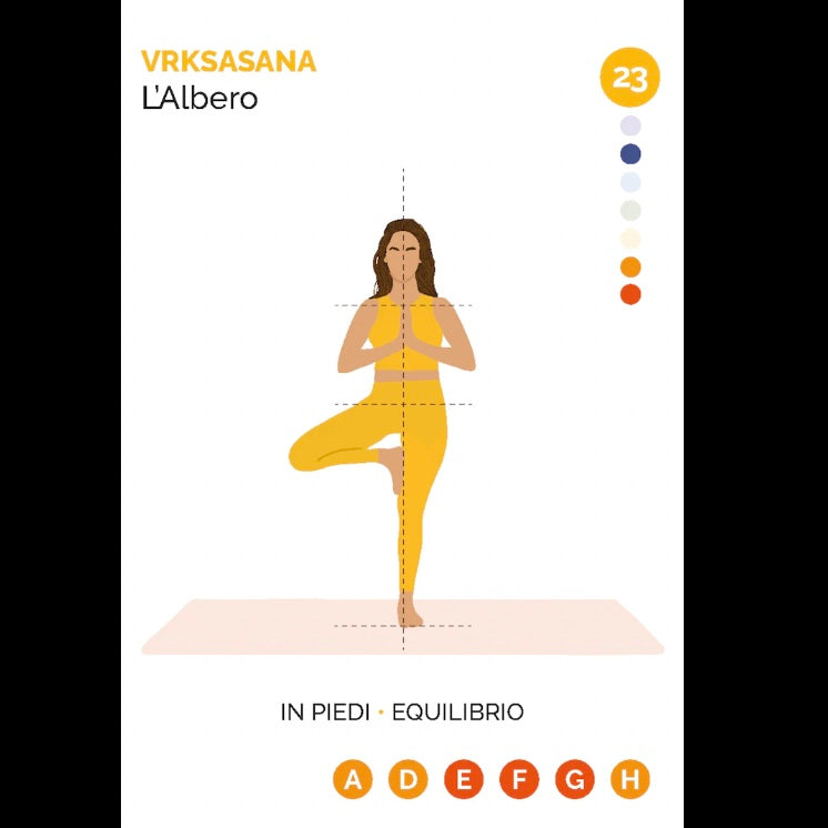 The Scarabeo "Justasana" - 110 Yoga practical cards