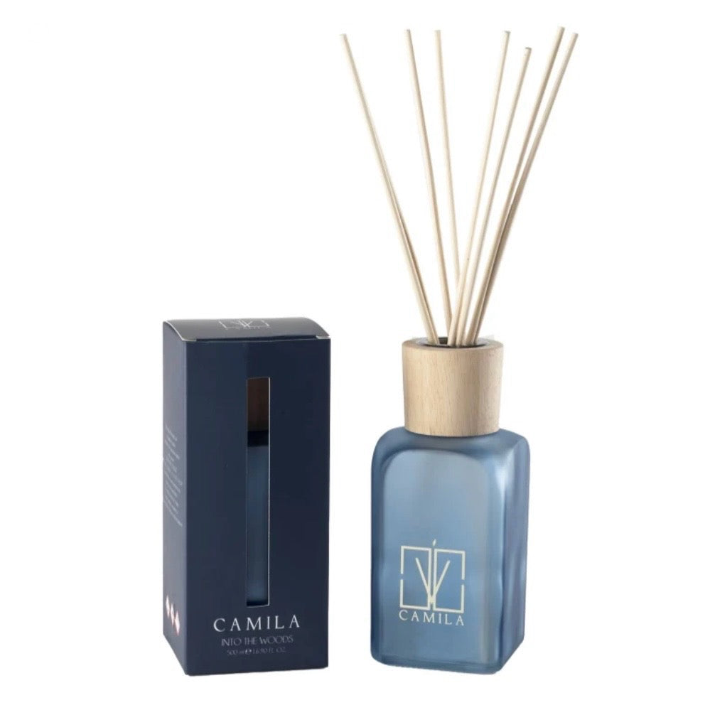 CAMILA HYPNOTIC - fragranza INTO THE WOOD MUSCHIO E MORE Diffusore a Bastoncini Profumatore d'ambiente - 100/200/500ml - clorophilla-shop
