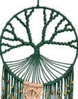 Acchiappasogni Albero della vita verde - Diametro 30cm