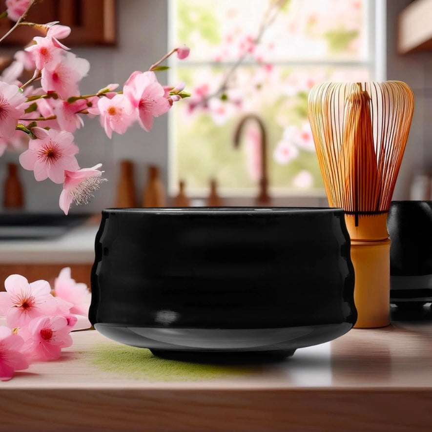 Matchawan Yoru Matcha ceramic bowl - black