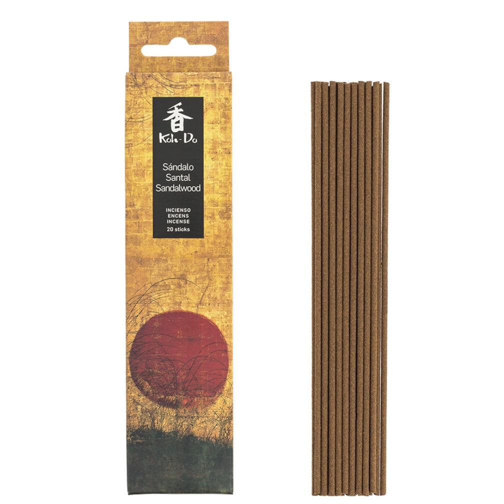 Koh -do Sandalwood Japanese incense in sticks - woody notes of sandal