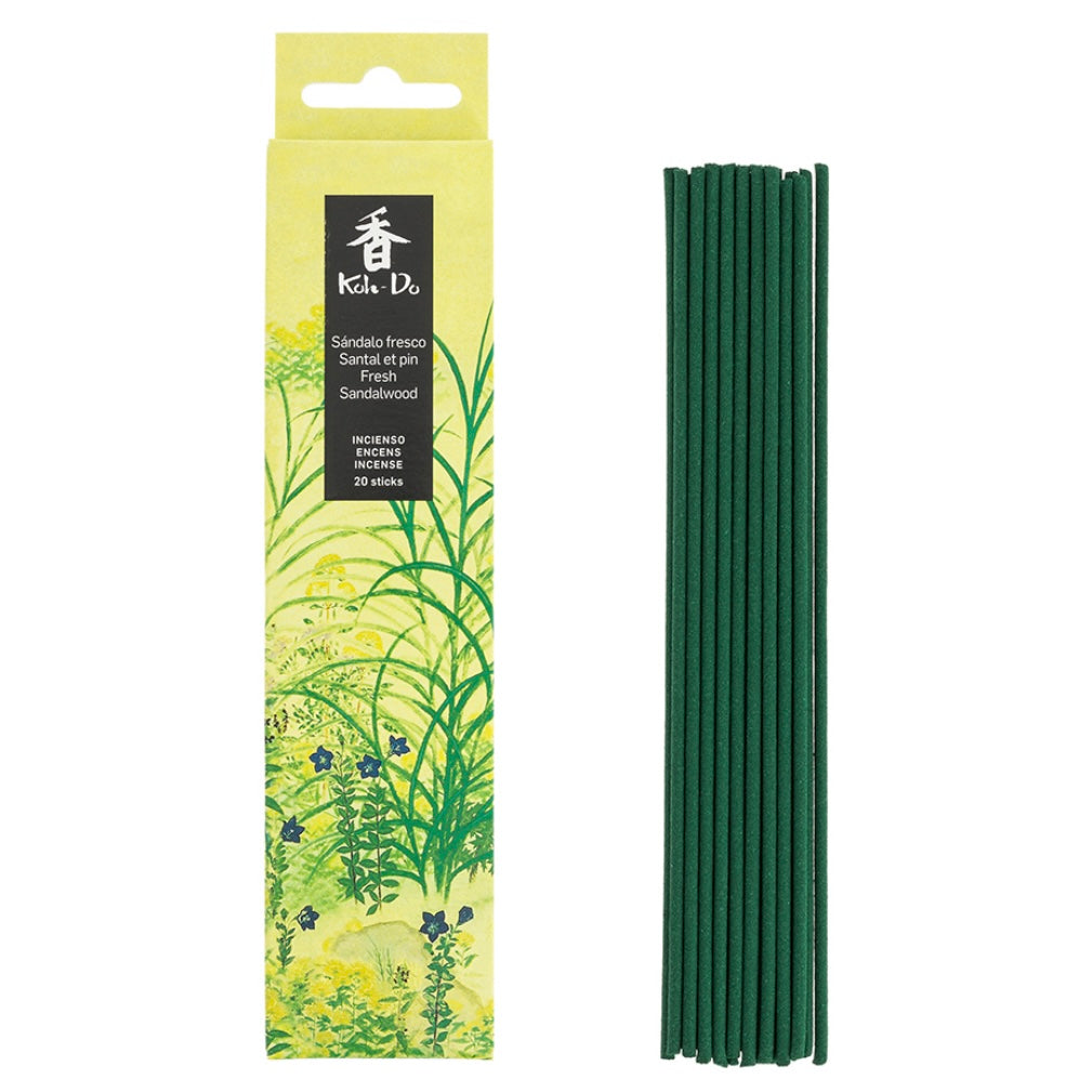 Koh -do Fresh Sandalwood Japanese incense in sticks - fresh notes of sandal and pine