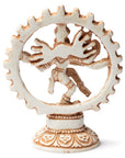 STATUA SHIVA NATARAJA AVORIO - Ciclo eterno dell'esistenza