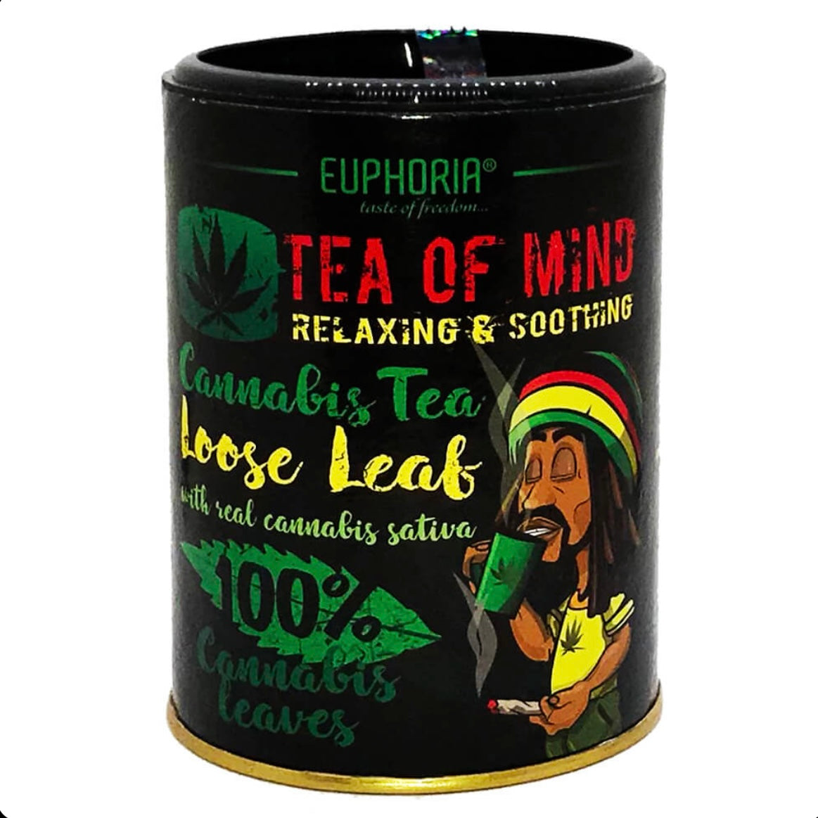 Euphoria Loose Leaf Tè alla Cannabis - Tea of Mind 65g - clorophilla-shop
