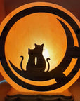 Lampada di Sale Gatti sulla luna - 4kg