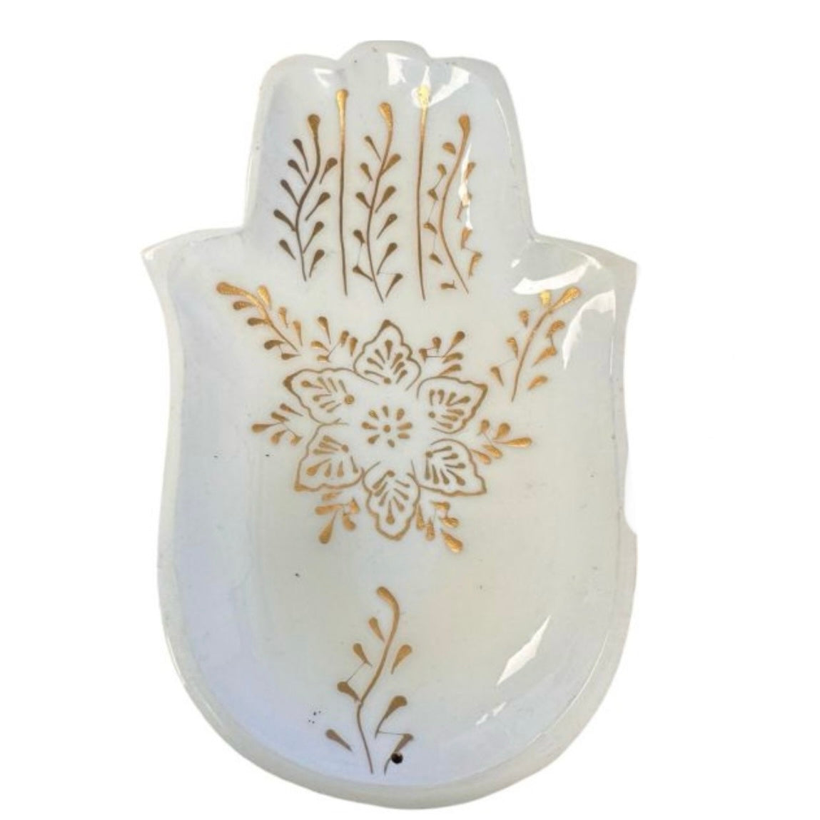 Fatima's hand burning in mango wood for incense in sticks - PortaAgnocense 25cm