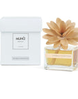 MUHÀ Flower Diffuser Profumatore d'ambiente con fiore - Vaniglia e Ambra pura