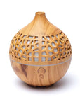 Diffusore aromi ultrasuoni Deco Round - Luce LED integrata 7 colori