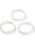 Bracciale sfaccettato in Pietra Cristallo di rocca - AMPLIFICATORE ENERGETICO