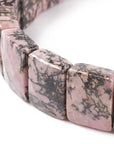 Bracciale sfaccettato in Pietra Rodonite - GUARIGIONE EMOTIVA