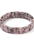 Bracciale sfaccettato in Pietra Rodonite - GUARIGIONE EMOTIVA