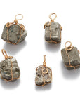 Pyrite pendant - prosperity, abundance and success