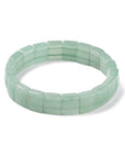 Bracciale sfaccettato in Pietra Avventurina verde - FORTUNA E NUOVE OPPORTUNITÀ