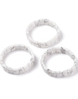 Bracciale sfaccettato in Pietra Howlite - PAZIENZA E COMUNICAZIONE SERENA