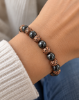 BRACCIALE IN RAME E EMATITE - energia e protezione