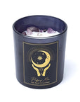Purifying Moon Candela con pietre di Ametista - Palo santo e Lavanda