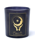 Purifying Moon Candela con pietre di Ametista - Palo santo e Lavanda