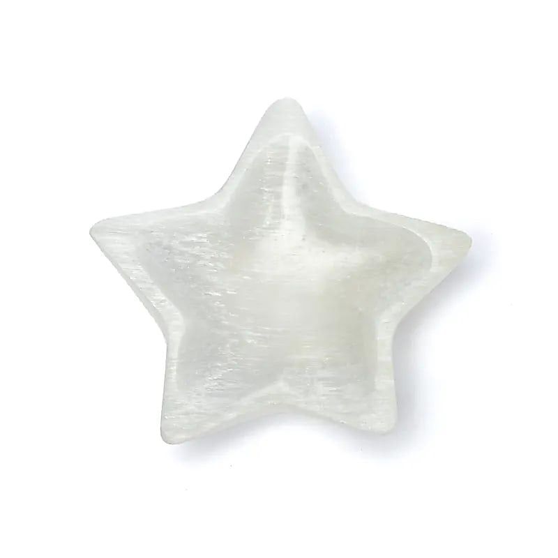Ciotola a forma di stella in Selenite