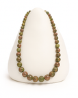 Collana a goccia in pietra naturale - Unakite