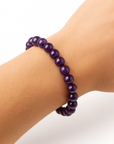 BRACCIALE IN AMETISTA - Calma e rilassamento