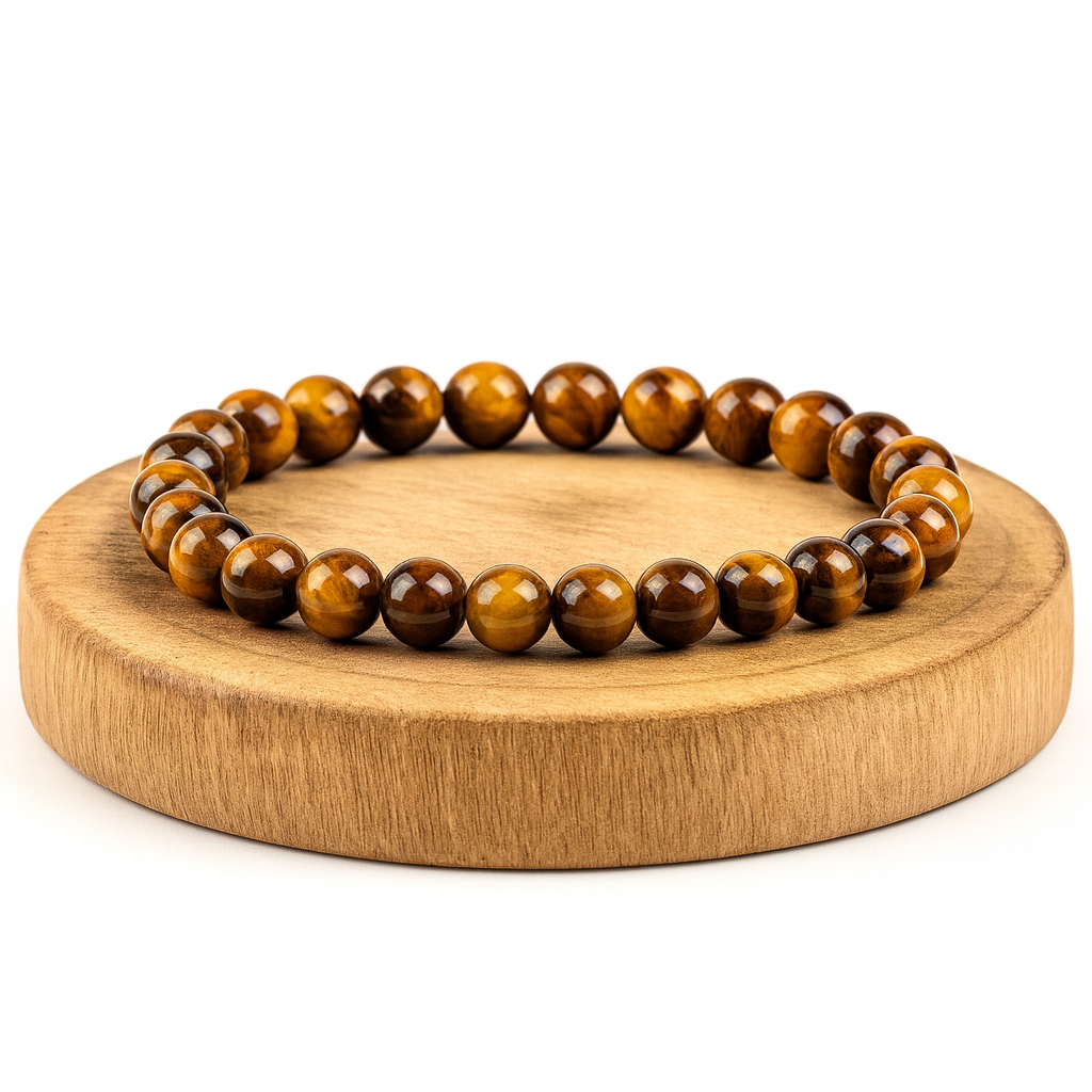 Chlorophilla elastic bracelet in the eye of tiger - courage, strength and protection