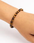 BRACCIALE IN OCCHIO DI TIGRE - Coraggio, forza e protezione