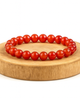 BRACCIALE IN AGATA ROSSA - Energia vitale e stabilità emotiva