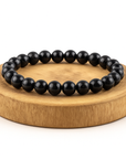 Elastic Black Trying Bracelet - Negative Energy Protection 6mm