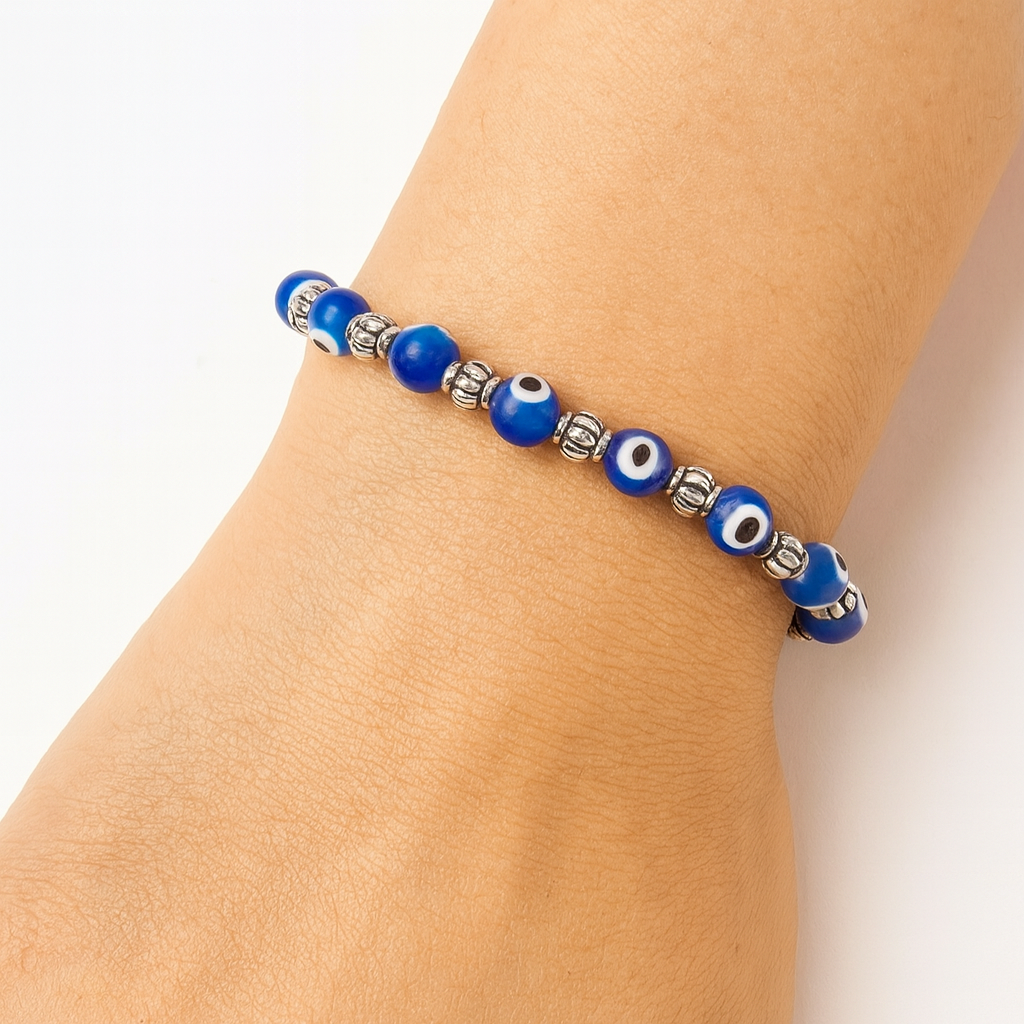 Nazar amulet elastic bracelet - Devil eye protection from the evil eye