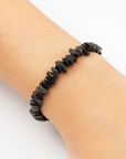 BRACCIALE SCAGLIE TORMALINA NERA - Protezione energie negative
