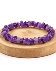 BRACCIALE SCAGLIE IN AMETISTA - Calma e rilassamento