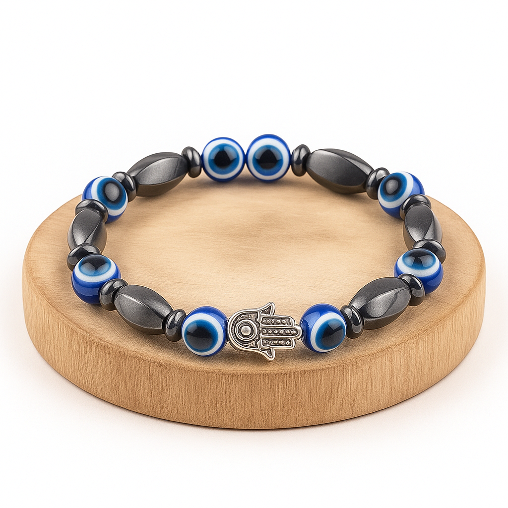 Discount bracelet amulet by Fatima - Eye of Devil Nazar Protection from the evil eye